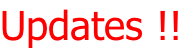 Updates !!